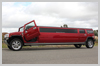 Lambo Door Hummer Limo Perth for Wedding Limousine Hire.  A side view of this Presidential edition H2 Hummer Limousine for Hire in Perth by Showtime Limos